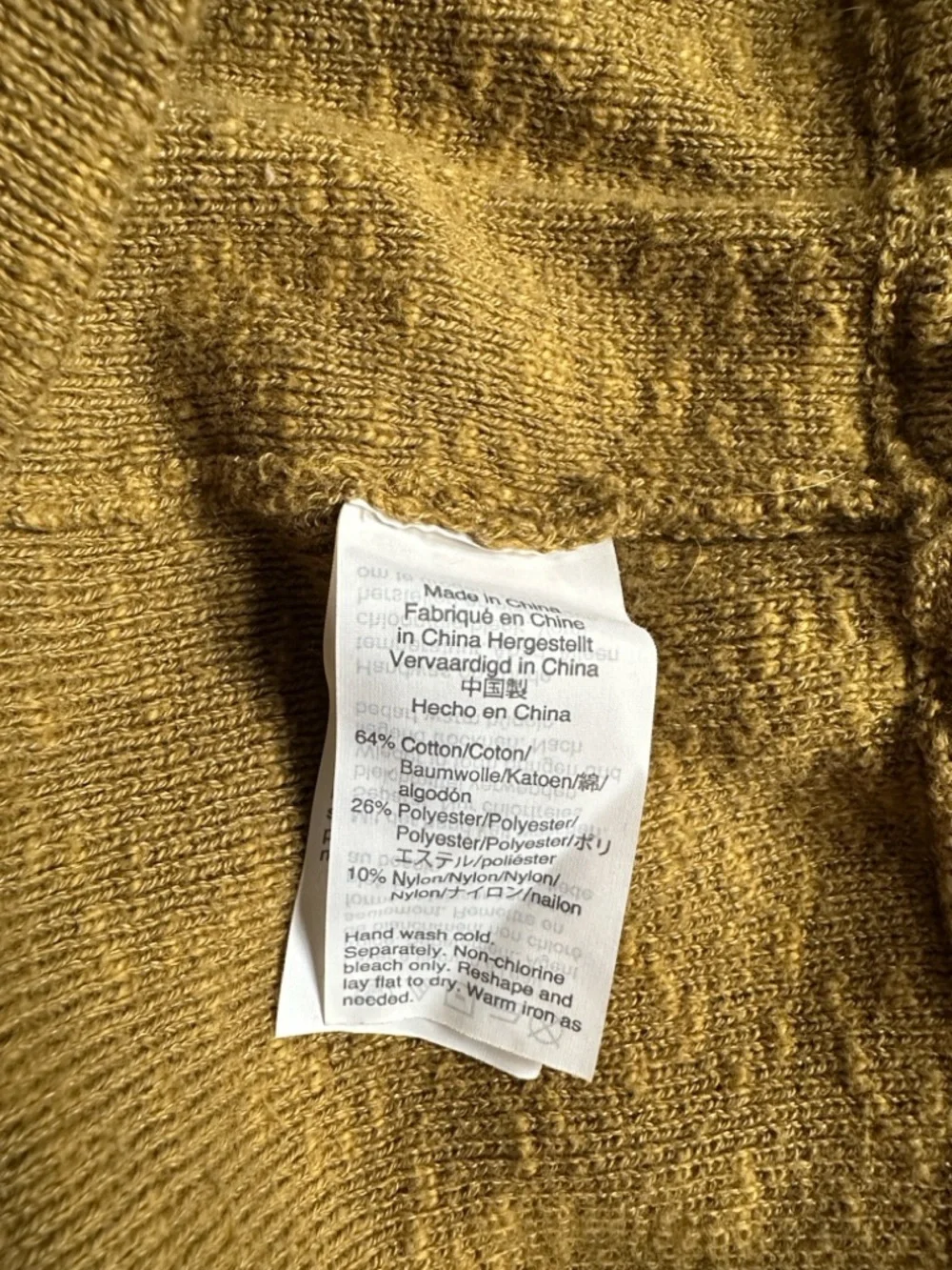 Madewell Wrap Front Pullover Sweater Spiced Olive Brass 2X